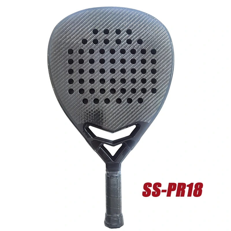 การออกแบบที่กำหนดเอง Diamond 3K Carbon Carbon Padel Racket กับ Smart Bridge